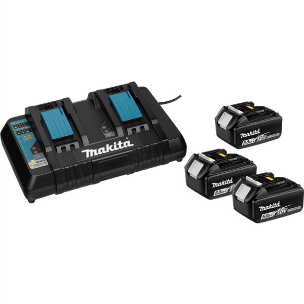 Makita 198458-6 Power Source Set Li 18V 5Ah