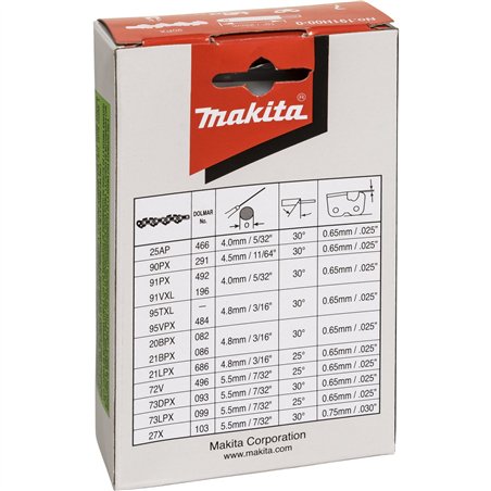 Makita 191H00-0 catena sega 25cm 1,1mm 3/8 HM