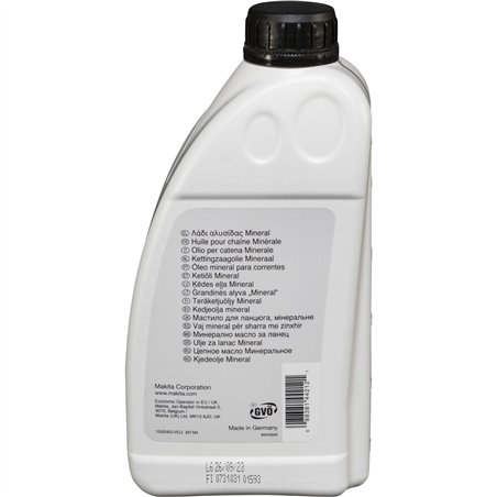 Makita 195093-1 olio per catena sega Mineral+ 1l