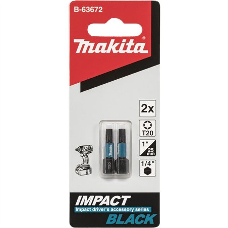 Makita B-63672 Bit T20x25mm 2 pz.