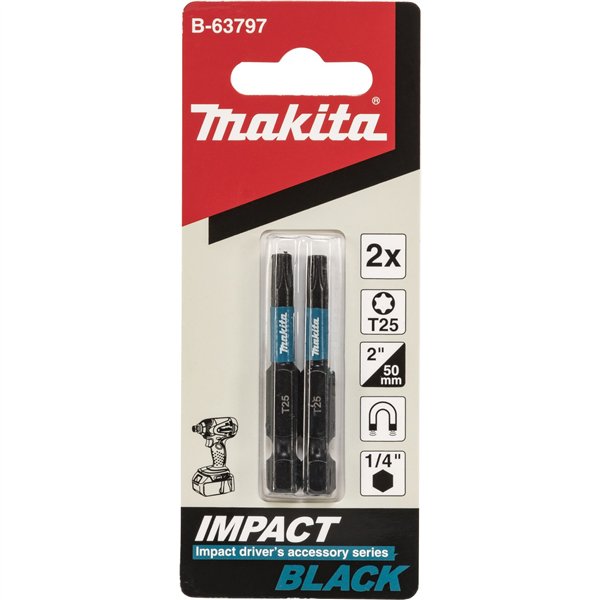 Makita B-63797 Bit T25x50mm 2 pz.