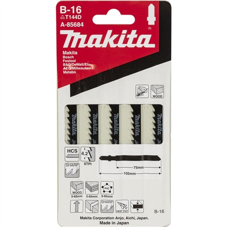 Makita A-85684 lama per seghetti B-16