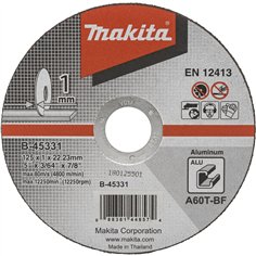 Makita B-45331 disco da taglio 125x1mm Alu