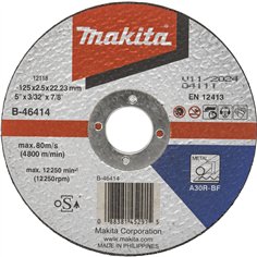 Makita B-46414 disco da tagl. 125x2,5mm acciaio