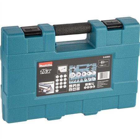 Makita D-63993 set seghe tazza univers. 16 pz.