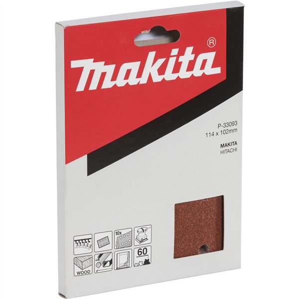 Makita P-33093 carta abrasiva 102x114 GR.60