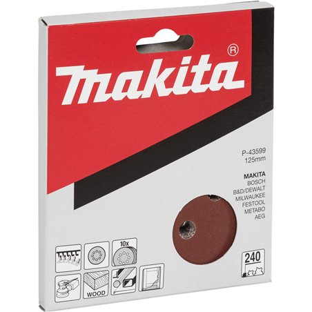 Makita P-43599 disco abrasivo 125mm GR. 240