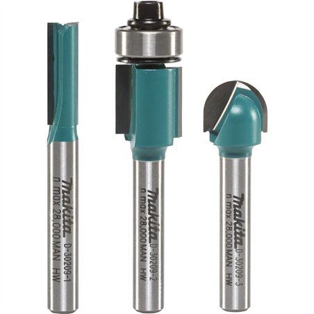 Makita D-30209 set frese 3pz.