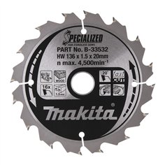 Makita B-33532 SPECIALIZED lama 136x20x16Z