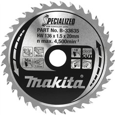 Makita B-33635 SPECIALIZED lama 136x20x36Z