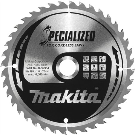 Makita B-32954 SPECIALIZED lama 165x20x40Z