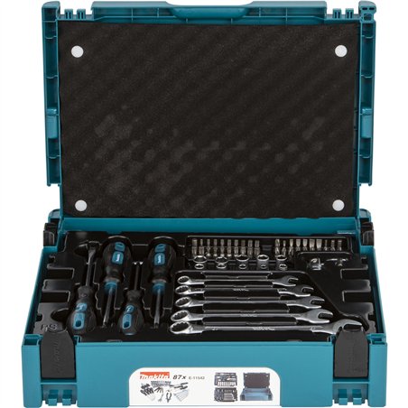 Makita E-11542 set utensili 87 pz. in MAKPAC m. 1