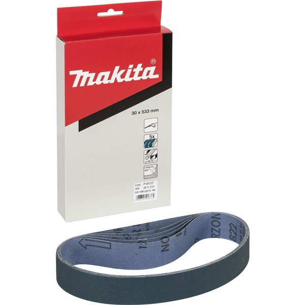 Makita nastro abrasivo 30x533mm K120