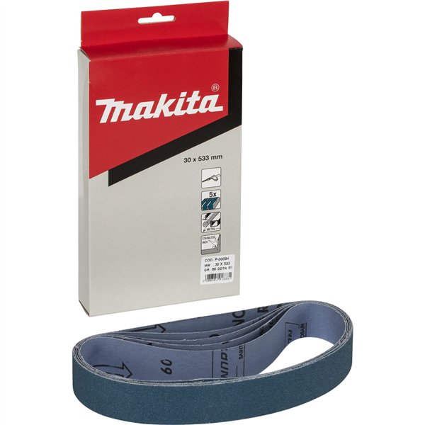 Makita nastro abrasivo 30x533mm K60