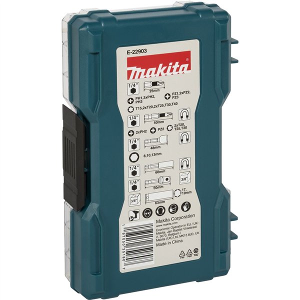 Makita Impact Black Bit- & Schlagnuss-Set, 30-tlg.