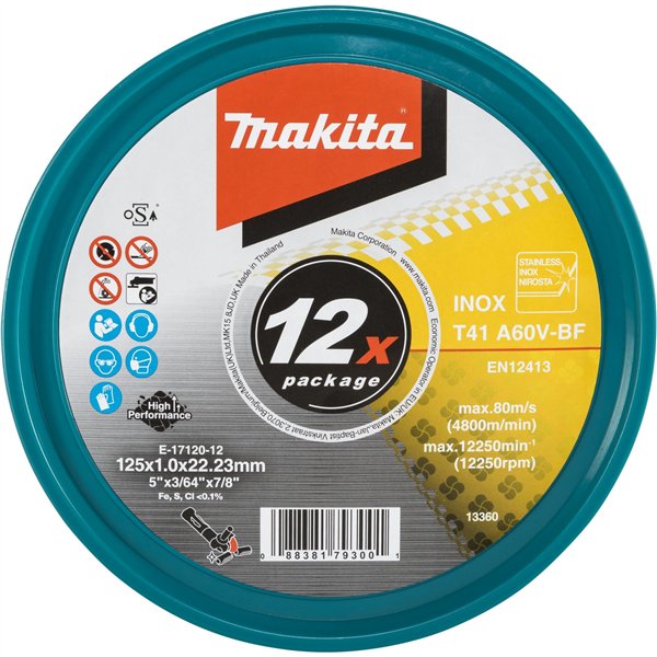 Makita disco da taglio INOX 125x1,0mm