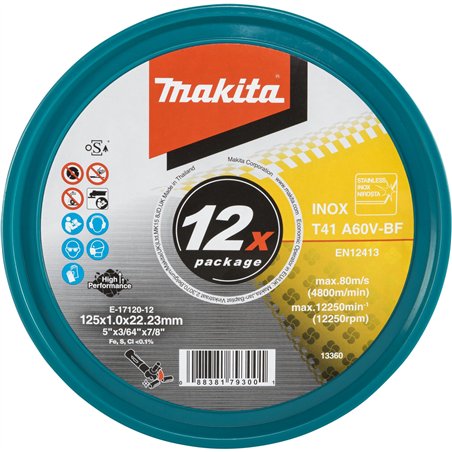 Makita disco da taglio INOX 125x1,0mm