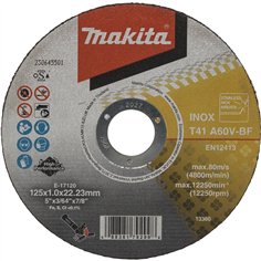 Makita disco da taglio INOX 125x1,0mm 2