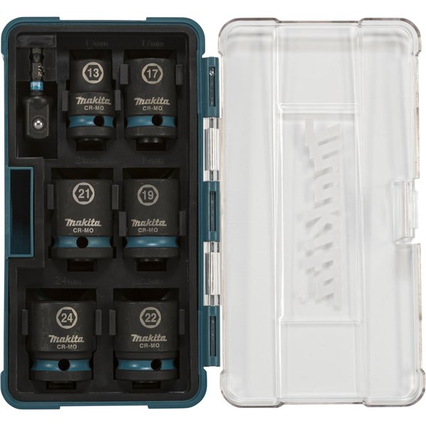 Makita Schlagnuss-Set 7tlg 1/2Im.Blk