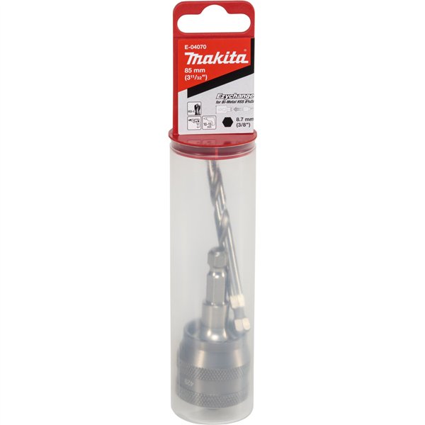 Makita EZYCHANGE Adapter + HSS Bohrer
