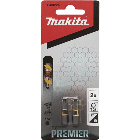 Makita Torsion Bit T25x25 2pz.