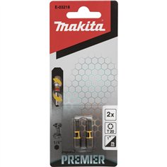 Makita Torsion Bit T20x25 2 pz.