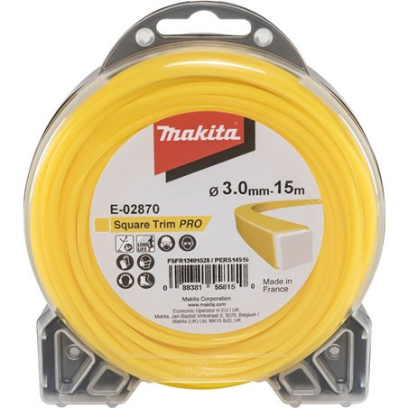 Makita filo quadrato 3,0mmx15m