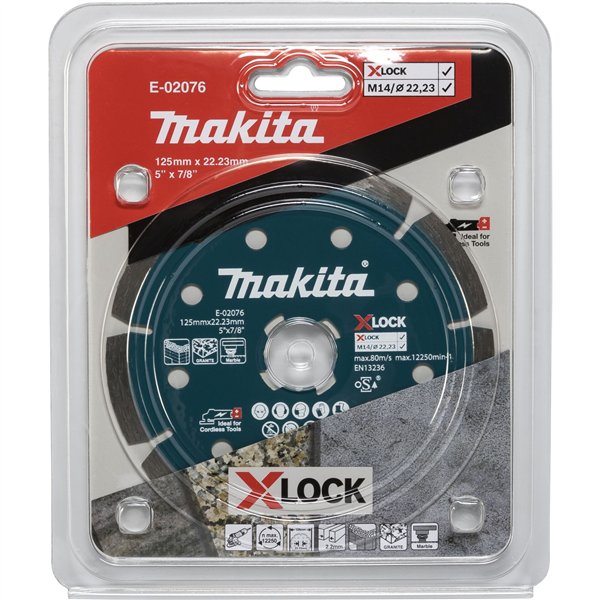 Makita disco diam. 125mm X-Lock calcestruzzo