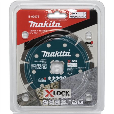 Makita disco diam. 125mm X-Lock calcestruzzo