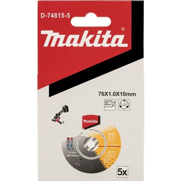 Makita disco taglio 76x1,0x10mm