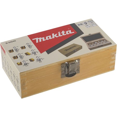 Makita set di frese 8mm 6 pz.