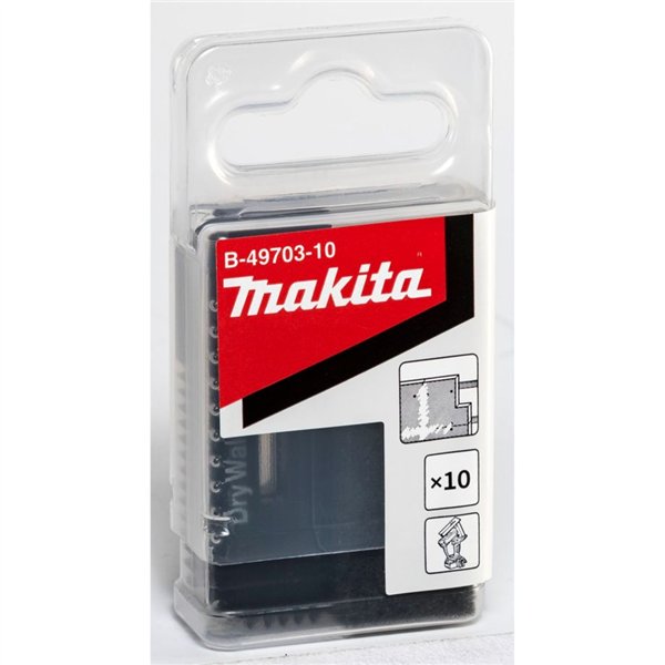 Makita lama per cartongesso Gipskar 10pz.