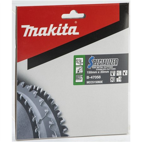 Makita Lama per sega per INOX 150x20x60Z