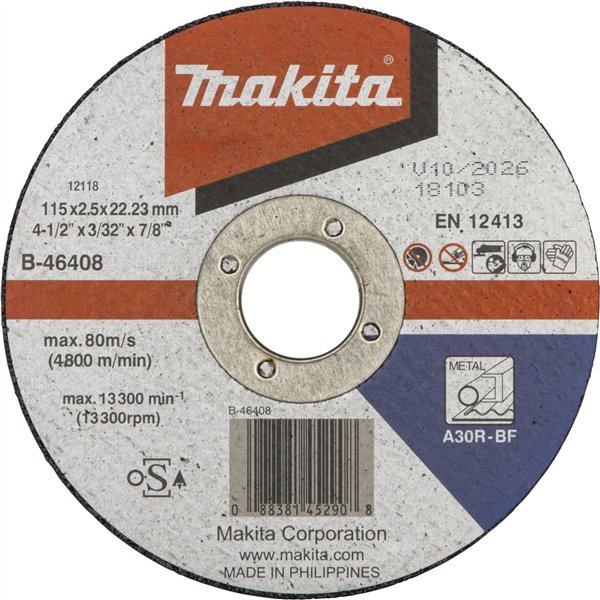 Makita disco da taglio 115x2,5mm acciaio