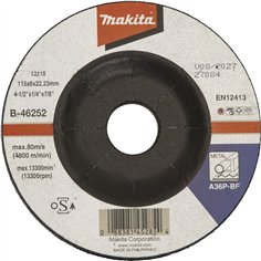 Makita disco abrasivo 115x6mm acciaio