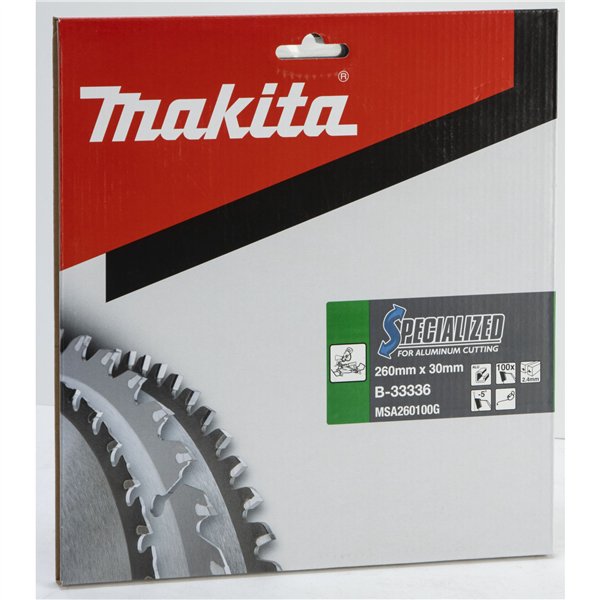 Makita SPECIALIZED Lama per sega 260x30x100Z