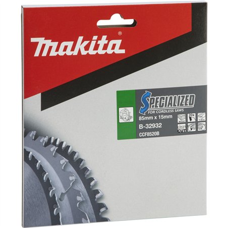 Makita SPECIALIZED Lama per sega 85x15x20Z