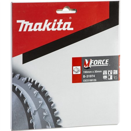 Makita M-FORCE Lama per sega 190x30x12Z