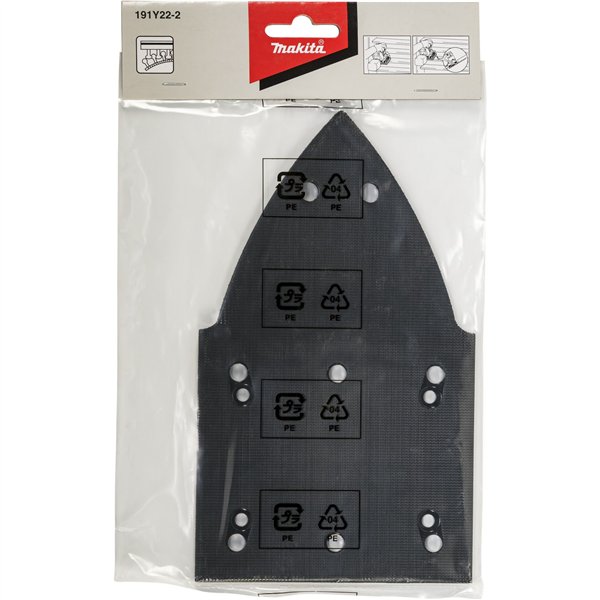 Makita Grundplatte Klett Dreieckig