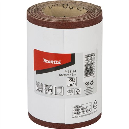 Makita carta abras.rot. 120mmx5m K80
