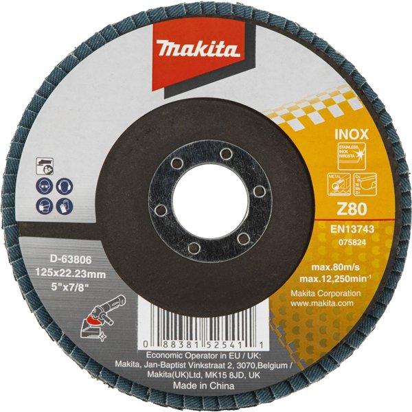 Makita disco lamellare 125mm Z80