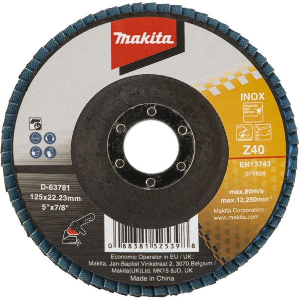 Makita disco lamellare 125mm Z40