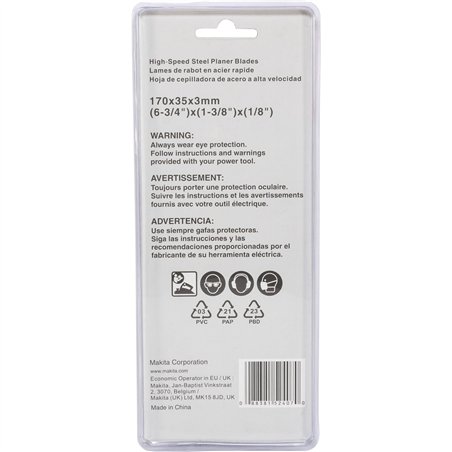 Makita Hobelmesser HSS 170mm