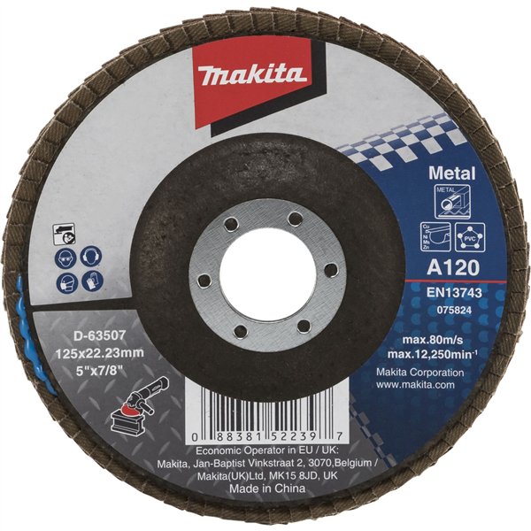 Makita disco lamellare 125mm A120