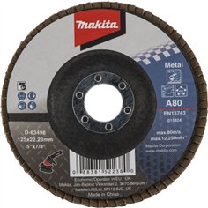 Makita disco lamellare 125mm A80