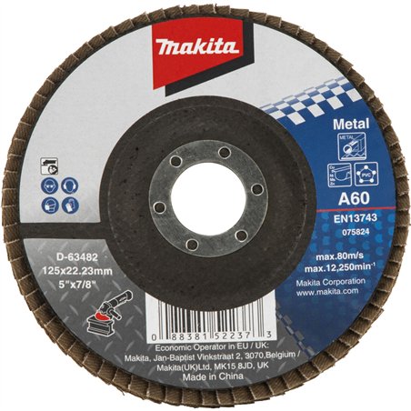 Makita disco lamellare 125mm A 60