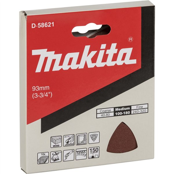 Makita carta abrasiva delta legno K150