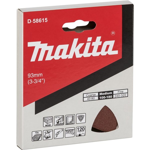 Makita carta abrasiva delta legno K120