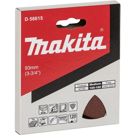 Makita carta abrasiva delta legno K120
