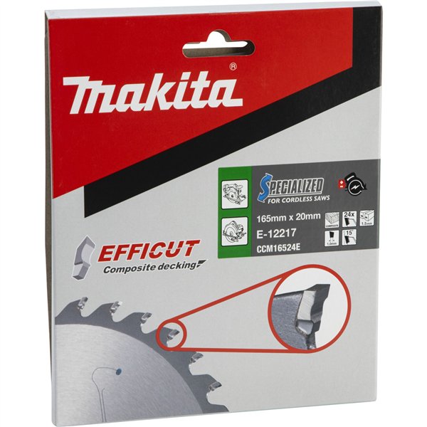 Makita EFFICUT lama 165x20x24Z